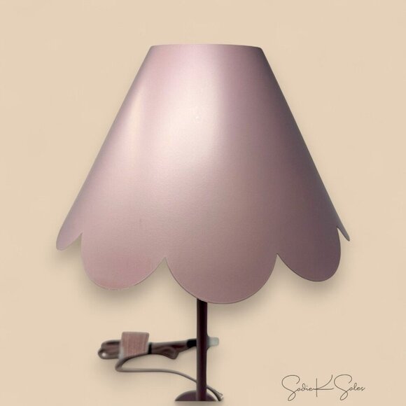 Scallop Shade Metal Table Lamp Purple‎ - Threshold Studio McGee - Target 2025 - Picture 6 of 7